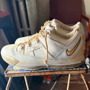 LeBron #3 cream and white